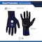 Ge Coated Gloves, Nitrile, Smooth, Royal Blue/Black, 2XL 1 PR GG2152XLC - alternate 2